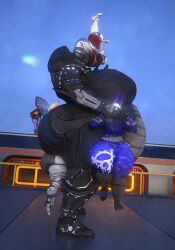 3d anal_vore bbw big_ass big_breasts breasts bubble_butt cleavage destiny_(game) destiny_2 elsie_bray exo exo_stranger female giantess guardian_(destiny) huge_ass huge_breasts overweight qzk_forte tagme thick_thighs vore warlock_(destiny) weight_gain wide_hips