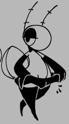 1boy ant anthro bulge bulge_through_clothing insects juice_the_bug male_only squishy_(artist) thong