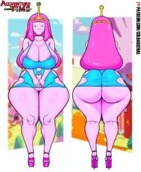 1girls :) absurd_res accessory adventure_time alternate_version_available areola_slip areolae ass ass_focus back_view backboob bent_over big_ass big_breasts black_eyes bottom_heavy breasts breasts_bigger_than_head bubble_butt busty cartoon_network cleavage clothed coldarsenal collar curvaceous curvy curvy_figure dat_ass digital_media_(artwork) eyebrows eyelashes fat_ass female female_focus female_only glistening glistening_body headgear headwear hi_res high_heels hourglass_figure jewelry looking_at_viewer mob_face nail_polish nipples pink_body pink_hair pink_skin princess princess_bubblegum pussy royalty solo tagme thick_thighs voluptuous voluptuous_female wide_hips