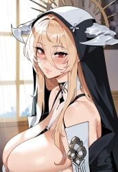 1girls ai_generated azur_lane blonde_female blonde_hair creamy_ai female female_focus implacable_(azur_lane) light-skinned_female light_skin long_hair tagme