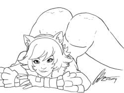 1girls animal_ears animated ass biting_lip freckles jack-o_pose marvel marvel_rivals monochrome shaking_ass sketch squirrel squirrel_ears squirrel_girl squirrel_girl_(marvel) squirrel_girl_(marvel_rivals) squirrel_tail tagme tail twerking video ziricurry