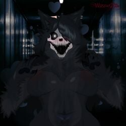 big_breasts blushing_at_viewer breasts cartoonwizzard drooling_into_mouth furry furry_female heat_(temperature) look mal0 mouth naked nightmare_waifu open ready_for_sex scp scp-1471 scp-1471-a scp_foundation seductive_mouth