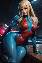 1girls ai_generated ass ass blonde_female blonde_hair blonde_hair blonde_hair_female curvaceous curvaceous_body curves curvy curvy_body curvy_female curvy_figure female female female_only holyoilsus hourglass_figure light-skinned_female light_skin metroid nipple nipples nipples_visible_through_clothing samus_aran solo solo_female voluptuous voluptuous_female