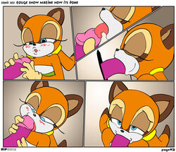 blush clothing comic english_text espio_the_chameleon faceless_male fellatio female furry glory_hole heart male marine_the_raccoon oral oral_sex page_3 penis r!p raccoon sega sex sonic_(series) voluptuous