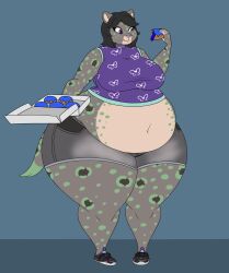 big_ass big_breasts blueberry_inflation breasts bubble_butt chubby female furry huge_ass huge_breasts lj_caffie tagme thick_thighs wide_hips