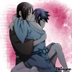 androgynous brothers clothed_sex gay gay_sex hot_sex incest kissing love male/male no_visible_genitalia sasuke_uchiha sitting_on_lap skinny uchiha_itachi yaoi