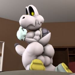 1:1 3d_(artwork) animal_humanoid anthro anus ass backsack balls bed bedroom big_balls big_butt big_penis bone boots clothing digital_media_(artwork) dry_bones erection footwear furniture genitals gloves grey_body handwear hi_res huge_balls huge_cock humanoid hyper hyper_balls hyper_genitalia hyper_penis logdoesrenders looking_at_viewer looking_down male muscular muscular_male non-mammal_balls pecs penis presenting presenting_hindquarters reptile scalie scalie_humanoid shell shoes skeleton solo source_filmmaker_(artwork) tail thick_thighs turtle undead