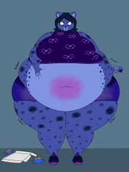 big_ass big_breasts blueberry_inflation breasts bubble_butt female furry huge_ass huge_breasts inflation lj_caffie tagme thick_thighs wide_hips