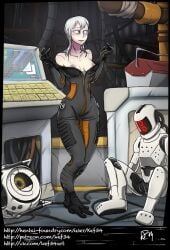 1girls alien alien_girl bodysuit bondage bondage_outfit dildo dildo_gag dildo_in_mouth dildo_in_pussy female gag image_set kef34 mask masked_female mass_effect purple_hair quarian sex_toy sex_toy_insertion skintight skintight_bodysuit tali'zorah_nar_rayya white_hair