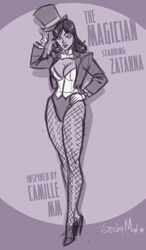zatanna from dc by stickymon