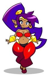 1girls big_breasts breasts cleavage female female_only genie huge_breasts jutsapostion shantae shantae_(character) solo tagme thick_thighs wide_hips