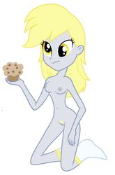 accurate_art_style breasts derpy_hooves equestria_girls female food friendship_is_magic human kog_smut muffin my_little_pony nipples nude pubes pussy sitting socks solo