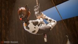 3d_(artwork) absurd_res anthro bound bovid_horn bovine_horn cow_horn cow_suit digital_media_(artwork) domestic_cat felid feline felis forced hi_res horn machine male mammal milking_cum milking_machine monarquis orgasm penile penis_milking romy_(monarquis) slave solo