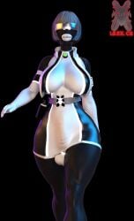big_ass big_breasts bitchbot_(ibex) body_modification bodysuit corruption drone dronification high_heels ibex-cg ibex_(company) iris_(ibex) mind_break mind_control transformation