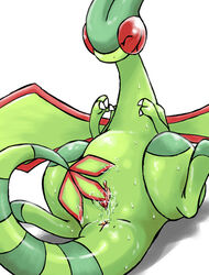 1girls anus blush chubby closed_eyes female female_only feral flygon masturbation nintendo penetration pokemon pokemon_(species) pussy pussy_juice solo tail_sex vaginal_penetration video_games wet_pussy wide_hips wkar