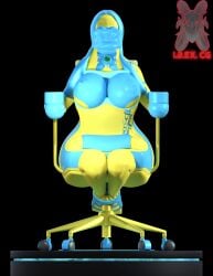 big_ass big_breasts body_modification bodysuit borderlands corruption decordame_(ibex) drone dronification high_heels ibex-cg ibex_(company) maya_(borderlands) mind_break mind_control transformation