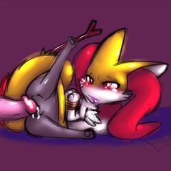 2013 ass blush bondage braixen canine cum female fox freeflyspecter hands_tied nintendo on_ground on_side penis pokémon_(species) pokemon pokemon_(species) pokemon_xy pussy rape rope spread_legs tied video_games