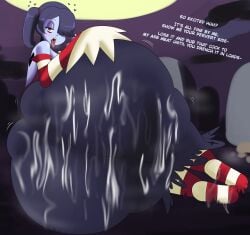 1girls ass ass_bigger_than_head ass_bigger_than_torso ass_in_dress big_ass black_hair blue_skin bottom_heavy bubble_butt clothing cum cum_on_ass cum_on_clothes dat_ass dialogue dress fat_ass female female_only huge_ass hyper hyper_ass imstupid13 inviting_to_sex large_ass looking_at_viewer looking_back lying lying_on_side massive_ass open_mouth png skullgirls solo squigly talking_to_viewer text thick_ass thick_thighs thunder_thighs tongue tongue_out wide_hips zombie zombie_girl