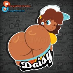 1girls 2025 2d ass ass_crack big_ass big_breasts big_butt bigger_female bimbo blue_eyes bottomless breasts brown_hair bubble_ass bubble_butt butt_crack cap color colored cookie_dough_butt ear_piercing earrings fat_ass fat_butt female gigantic_ass gigantic_breasts gigantic_butt hat huge_ass huge_breasts huge_butt large_ass large_breasts mario_(series) mario_kart mario_kart_world massive_ass massive_breasts massive_butt naked_heels nintendo princess_daisy princess_daisy_(swimwear) pussy seductive seductive_female short_hair sticker super_mario_bros. sweat sweating_female test thick_ass weirderworkz