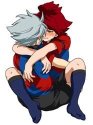 2boys fuusuke_suzuno haruya_nagumo inazuma_eleven male male_only yaoi