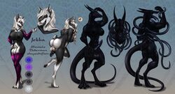 1futa anthro ass balls breasts canine dickgirl digital doberman fsmaverick fully_sheathed fur furry futanari intersex jekka knot leggings monster nipples nude painted penis rubber shapeshifter sheath sleeves solo_futa teeth tentacle tongue