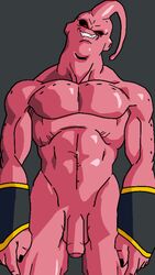 demon dragon_ball dragon_ball_z edit majin_buu male male_only manga monster nude penis pink solo super_buu