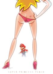 from_behind mario mario_(series) nintendo panties pink_panties princess_peach super_princess_peach vierickend