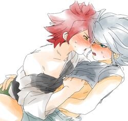 2boys fuusuke_suzuno gay haruya_nagumo inazuma_eleven male male_only yaoi