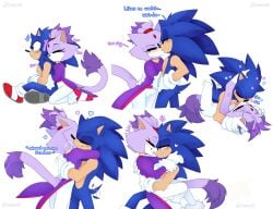 1boy1girl adorable blaze_the_cat couple cuddling cute feline happy heart hugging ki0nyxie kissing passionate purring romantic romantic_couple sega smiling smiling_at_partner sonic_(series) sonic_the_hedgehog sonic_the_hedgehog_(series) wholesome