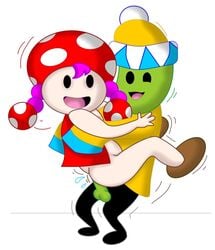 beanish fungi_fauna mario_(series) mario_and_luigi_(series) nintendo purple_hair sex straight_hair tagme toadette white_background