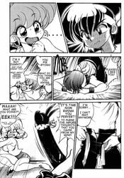 doujinshi erection jinmu_hirohito kensaku living_penis manga monochrome p-chan penis penis_with_face ranma-chan ranma_1/2 ranma_saotome rule_63 ryoga_hibiki sentient_penis tagme unusual_genitalia unusual_penis