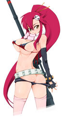 1girls bikini bikini_top breasts female miito_shido solo swimsuit tengen_toppa_gurren-lagann tengen_toppa_gurren_lagann thighhighs unio5b yoko_littner