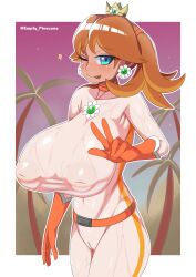 princess daisy from mario (series) by empty pinecone