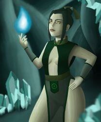 avatar_the_last_airbender azula color colored tagme white_background yellow_eyes younit13