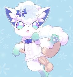 2024 3_toes 5_fingers 6_tails abstract_background accessory alolan_form alolan_vulpix balls blouse blue_background blue_body blue_bow blue_bow_tie blue_fur blue_inner_ear blush blush_lines bow_ribbon bow_tie canid censored censored_genitalia censored_penis censored_pussy clothed clothed_female clothed_feral clothing curled_tail cute_fangs digitigrade disembodied_hand disembodied_penis duo erection faceless_character faceless_human faceless_male feet female female_feral female_focus female_penetrated feral feral_focus feral_penetrated fingers fur generation_7_pokemon genitals hair_accessory hair_ribbon hairbow head_tuft human human_on_feral human_penetrating human_penetrating_feral humanoid_genitalia humanoid_penis inner_ear_fluff interspecies male male/female male_human male_penetrating male_penetrating_female mammal mosaic_censorship multi_tail multicolored_body multicolored_eyes multicolored_fur nintendo nollety pawpads penetration penile penile_penetration penis penis_in_pussy pink_tongue pokemon pokemon_(species) pokephilia prick_ears purple_eyes pussy quadruped regional_form_(pokemon) ribbons sex simple_background solo_focus tail teal_body teal_eyes teal_fur teal_nose toes tongue topwear tuft vaginal_penetration vein veiny_penis white_blouse white_body white_ears white_eyes white_fur white_inner_ear_fluff white_pawpads white_tail wide_eyed zoophilia