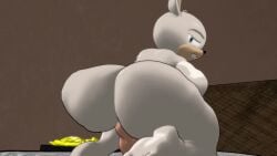 2boys 3d anal anal_sex animated anthro anthro_penetrated anus ass balls big_ass feet femboy gay gay_sex grey_eyes male male/male mp4 no_sound original_character penis praisebooty rings sex sonic_(series) sonic_oc tagme video white_body