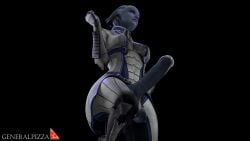 3d big_ass big_butt big_penis futa_only futanari generalpizza highres liara_t'soni mass_effect mass_effect_3 penis