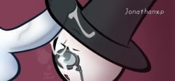 cum_on_face cum_on_glasses henry_stickmin henry_stickmin_(game) male monocle submissive_male thomas_chestershire top_hat