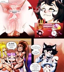 2futas 2girls after_sex blake_belladonna comic_page cum cum_in_pussy cum_in_uterus cum_inside cum_leaking cum_leaking_out_of_pussy dinotits female flaccid flaccid_penis flaccid_penis_after_sex futa_on_female futanari ilia_amitola impregnation insemination internal_view kali_belladonna original_character original_characters penis rwby self_upload tagme text virgin_killer_sweater yang_xiao_long