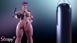 zarya from overwatch by strapy