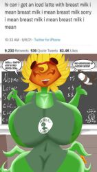 0range0rengi 1girls 2d dialogue female large_breasts meme plants_vs_zombies popcap_games solar_flare_(pvz) speech speech_bubble text text_bubble