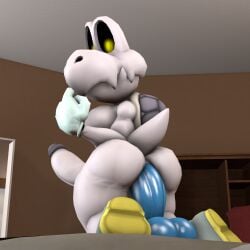 1:1 3d_(artwork) anal anal_sex animal_humanoid anthro ass balls bed bedroom big_balls big_butt big_penis bone boots clothing digital_media_(artwork) dildo dildo_in_ass dildo_insertion dry_bones erection footwear furniture genitals gloves grey_body handwear hi_res huge_balls huge_cock humanoid hyper hyper_balls hyper_genitalia hyper_penis logdoesrenders looking_at_viewer looking_down male muscular muscular_male object_in_ass pecs penetration penis reptile scalie scalie_humanoid sex_toy sex_toy_in_ass sex_toy_insertion shell shoes skeleton solo source_filmmaker_(artwork) tail thick_thighs turtle undead