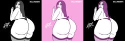 ass chubby_female female glamour horny_female presenting_ass trazospuerkos_(artist)