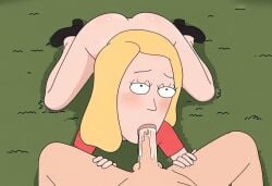 beth_smith blowjob morty morty_smith rick_and_morty rickandmorty