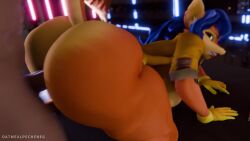 anthro big_ass carmelita_fox cum_inside doggy_style fox furry oatmealpecheneg plap sex sly_cooper_(series) tagme vaginal_penetration video