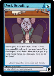 anthro desk fur furoticon furry male mouse multiple_males penis rodent tagme tcg trading_card_game yaoi