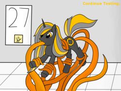 aperture bound director_shade equine forced glados glados_pony horn horse my_little_pony pony portal_(series) sex tentacle unicorn valve