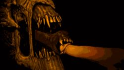 3d alien ambiguous_gender animated fellatio huge_cock human humansub interspecies long_tongue male malesub monster open_mouth oral penis sharp_teeth source_filmmaker tongue trusting xenomorph