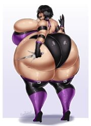 expperfect huge_ass huge_breasts mileena post_vore post_vore_weight_gain vore weight_gain