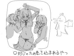 blush breasts doki_doki_literature_club embarrassed enf female female/female female_only kentylevel monochrome naked natsuki_(doki_doki_literature_club) nipples nude pubic_hair sayori_(doki_doki_literature_club) sketch yuri yuri_(doki_doki_literature_club)